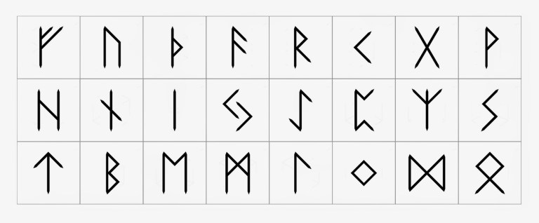 Elder Futhark tiles